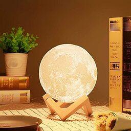 3D Moon Night Touch Lamp