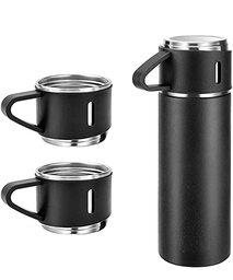 Thermo Flask with Three Cups