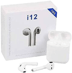 i12 5.0 Wireless Earphone (White)